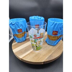 2024 McDonalds Collector's Edition Cups Lot Of 4 Shrek Plus 3 Mystery Cups